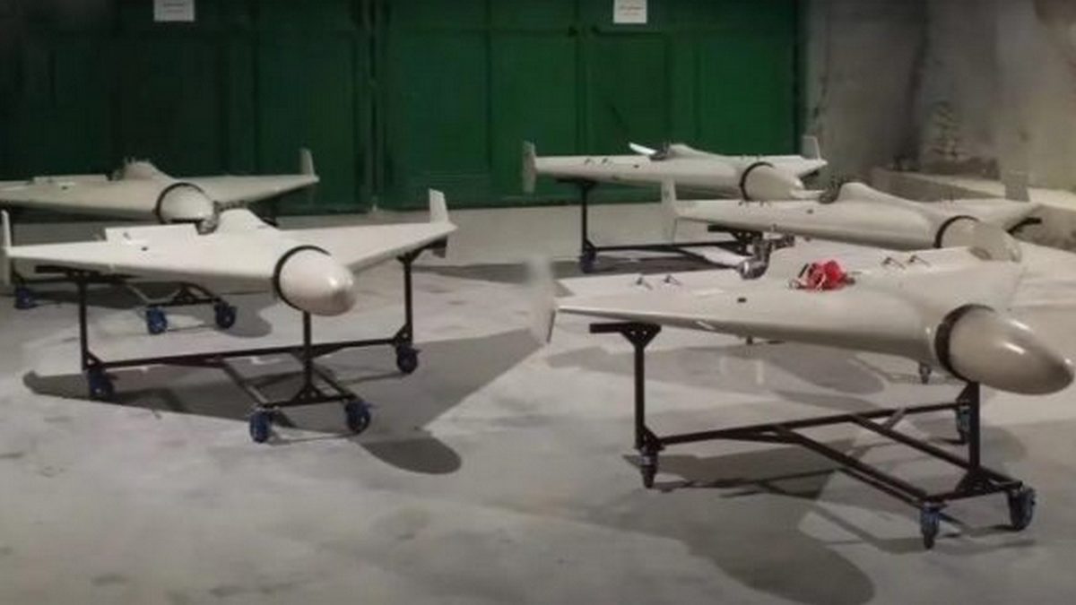 Five Iranian kamikaze drones Shahed-136 were destroyed over 