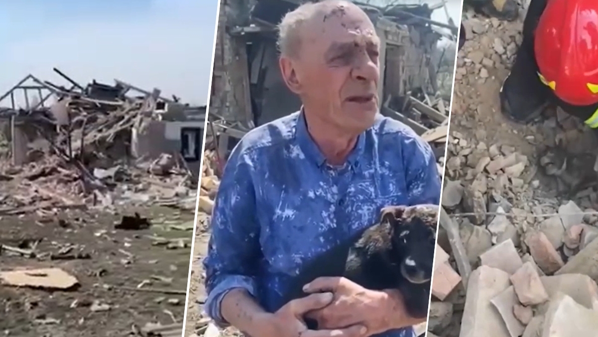 In Nikopol, the dog spent almost 12 hours under the rubble of the house