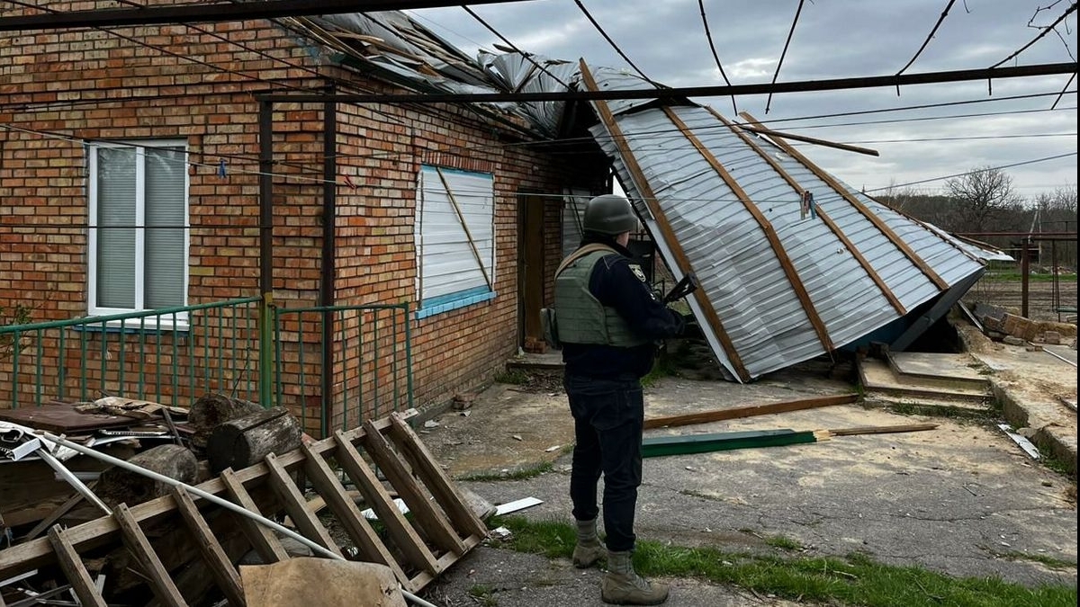 The police recorded the consequences of the shelling of the Marganets community