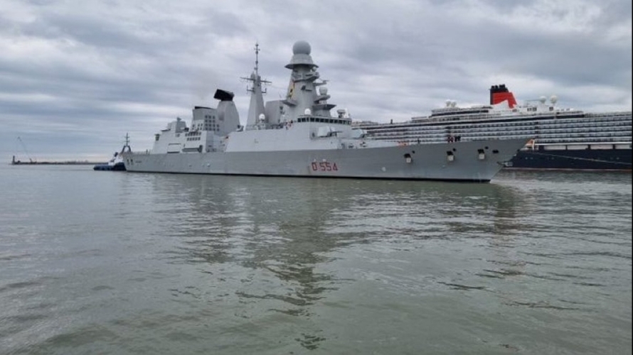 The Italian guided missile destroyer has arrived in Poland. It will strengthen the defense