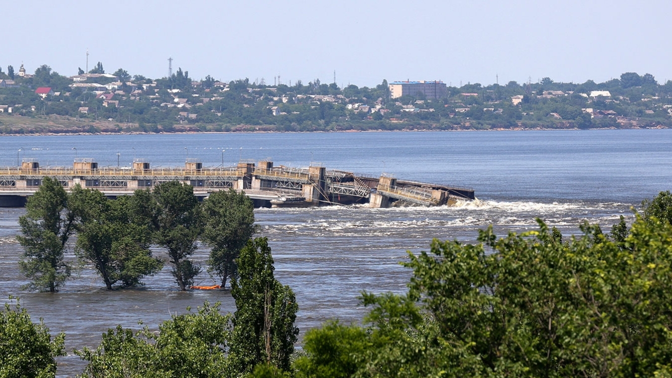 ”Critical situation” in Nova Kakhovka. The Russians blew up a dam on the Dnieper