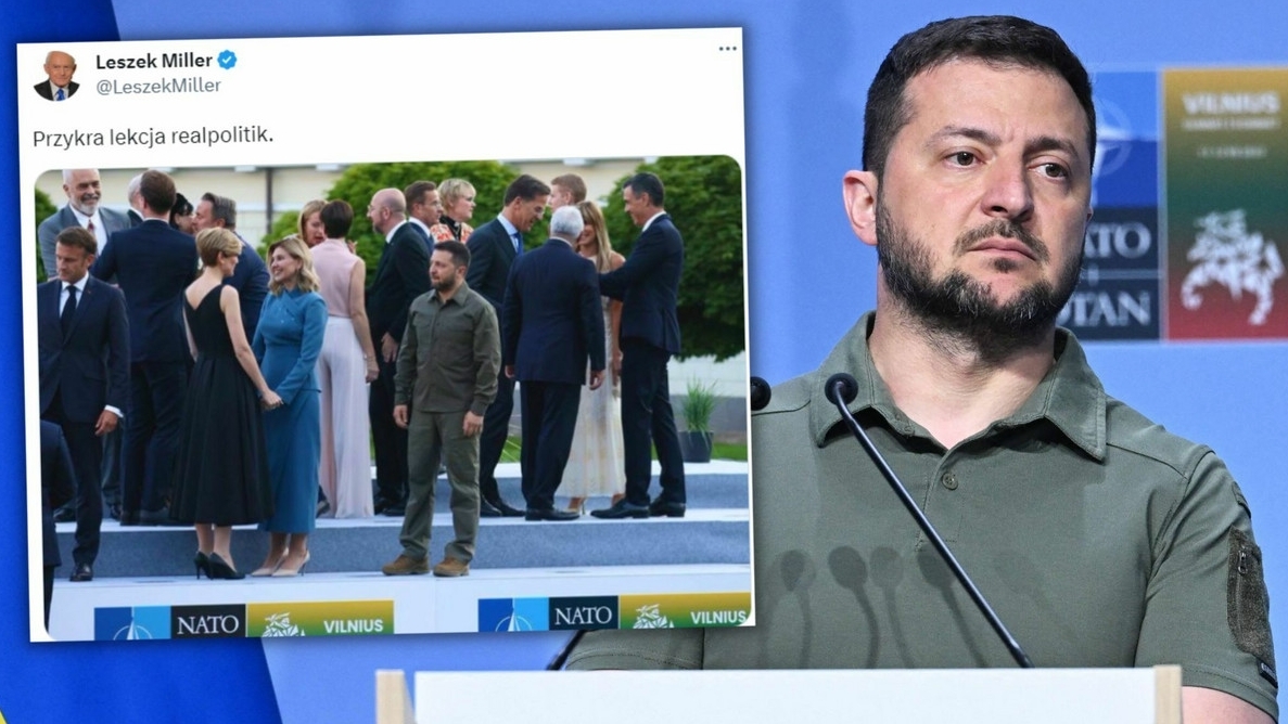 This photo of Zelensky quickly circulated the Internet. A symbol of Ukraines loneliness during the NATO summit. Are you sure?