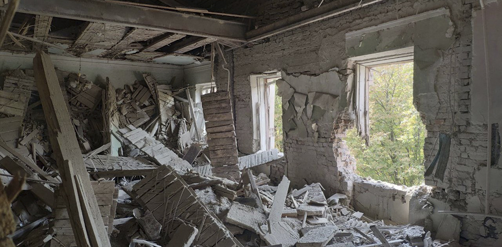 Nikopol was shelled three times at night with barrel artillery