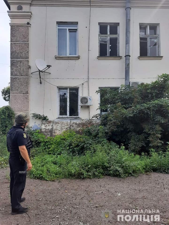 On the side of Energodar, Nikopol was shelled twice with artillery