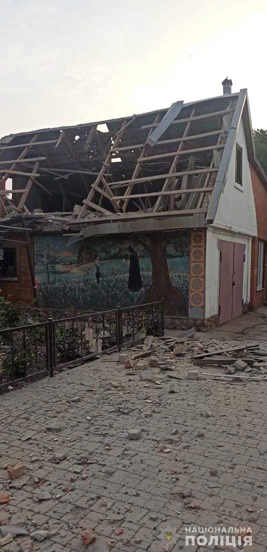 On the side of Energodar, Nikopol was shelled twice with artillery