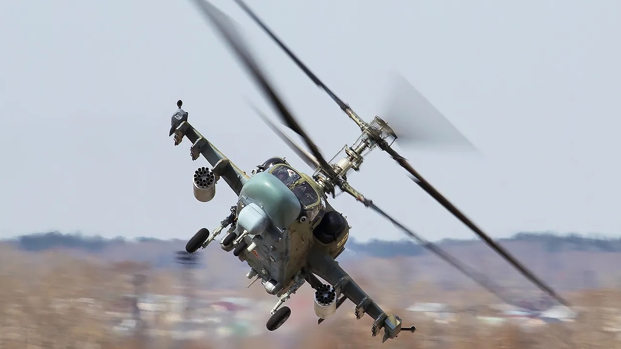 The Russians lost ammunition for the super-helicopters