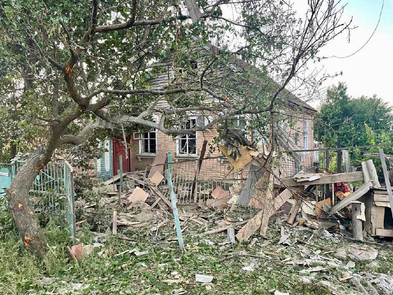 Night attack on Nikopol: damaged houses, an enterprise, etc