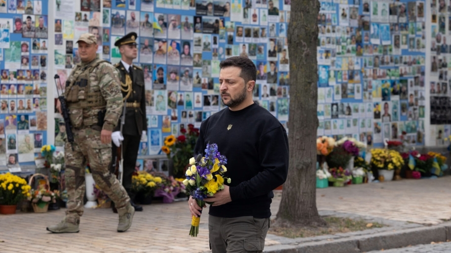 President Zelenskys speech on Defenders of Ukraine day