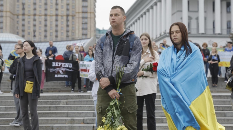 President Zelensky Honors Ukraines Heroes on Defenders Day