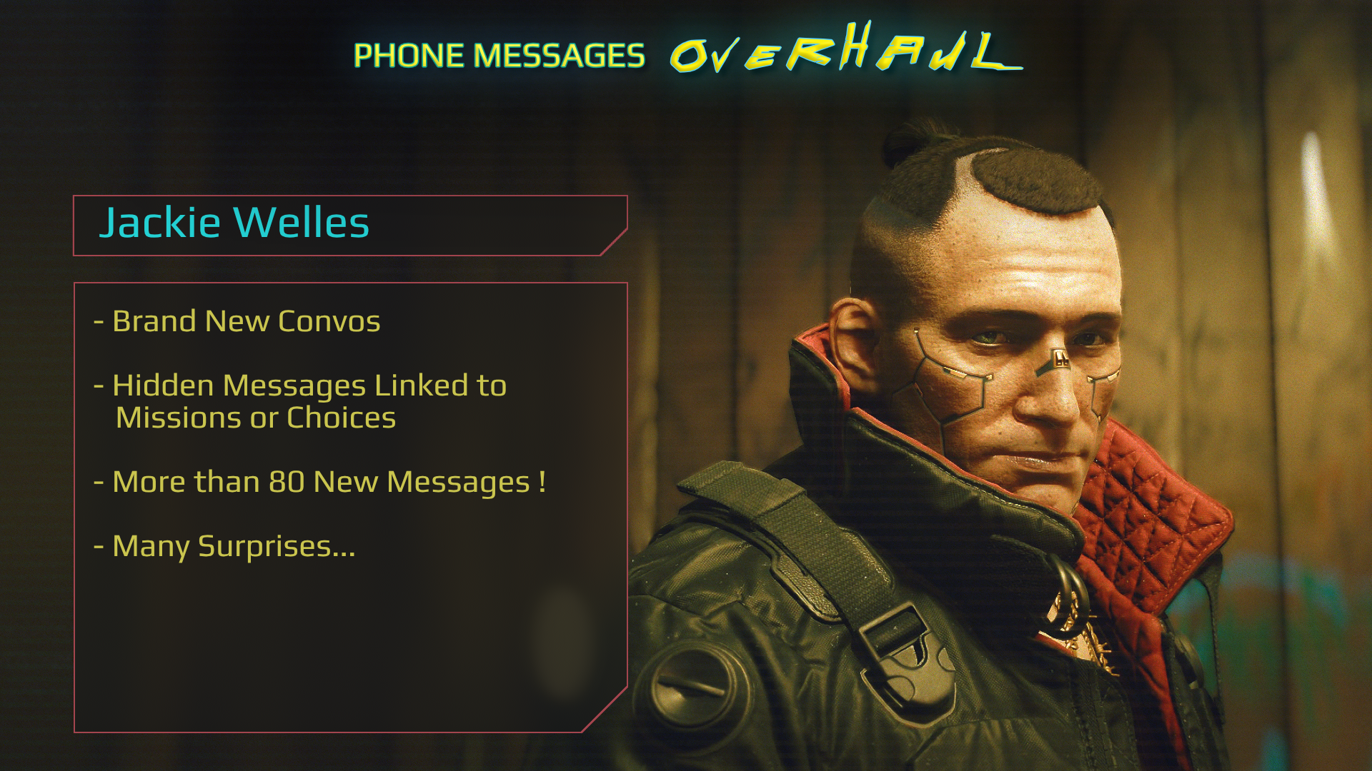 Cyberpunk 2077 : оновлені повідомлення по телефону