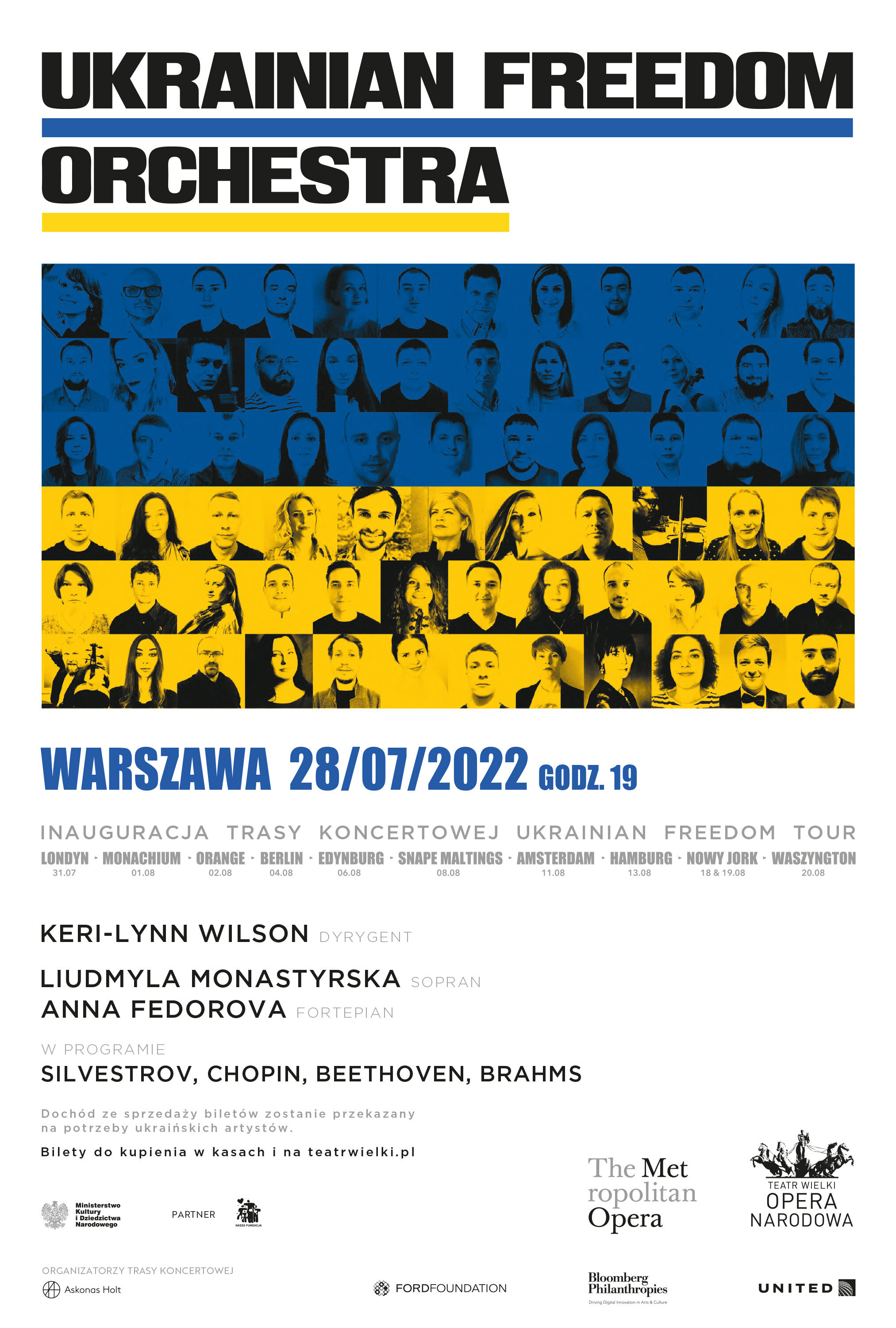 Сьогодні у Варшаві виступає Ukrainian Freedom Orchestra
