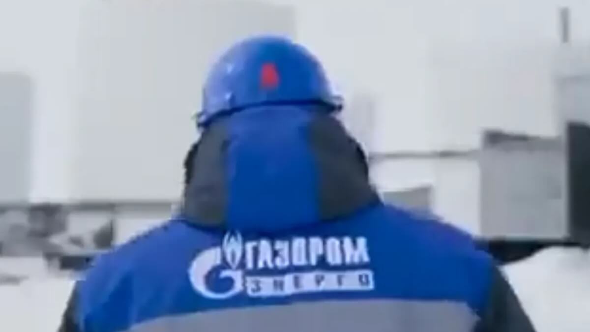 Пропагандистський запис Газпрому. У фільмі він перекриває газ, а в Європу йде Льодовиковий період.