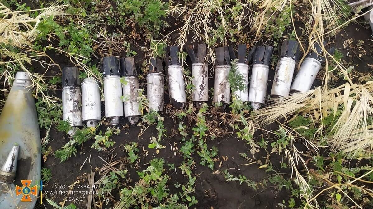 На території Дніпровщини надзвичайники знищили 35 одиниць вибухонебезпечних обєктів