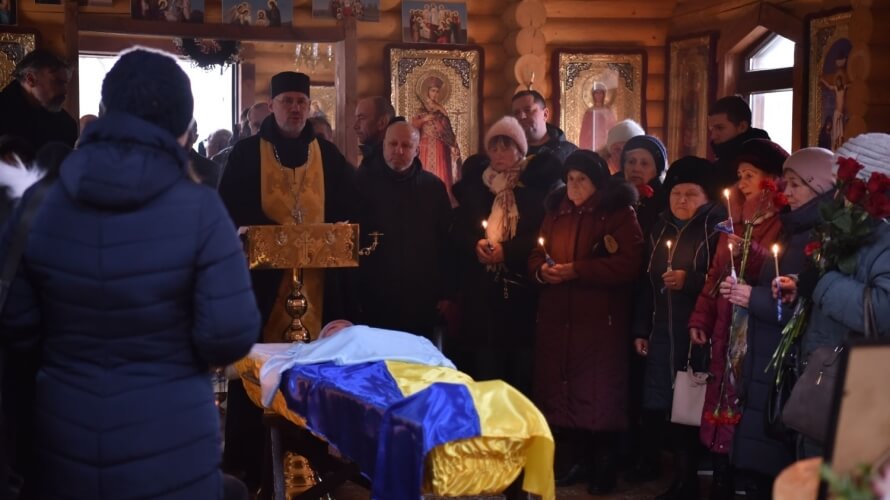 У Нікополі поховали захисника, що захищав свободу України