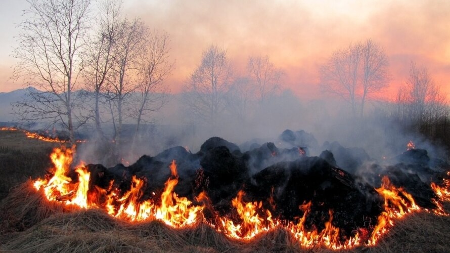 Пожежа у Самарському районі Дніпра