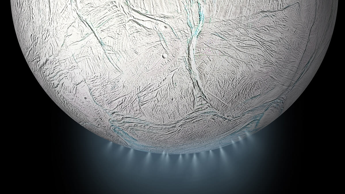 На основі даних телескопа Джеймса Вебба було виявлено 10-кілометровий водяний шлейф на супутнику Сатурна