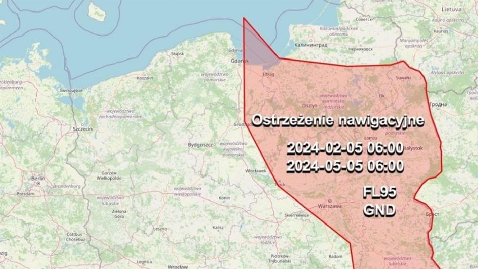 У Польщі заявили про повітряну загрозу на східному кордоні