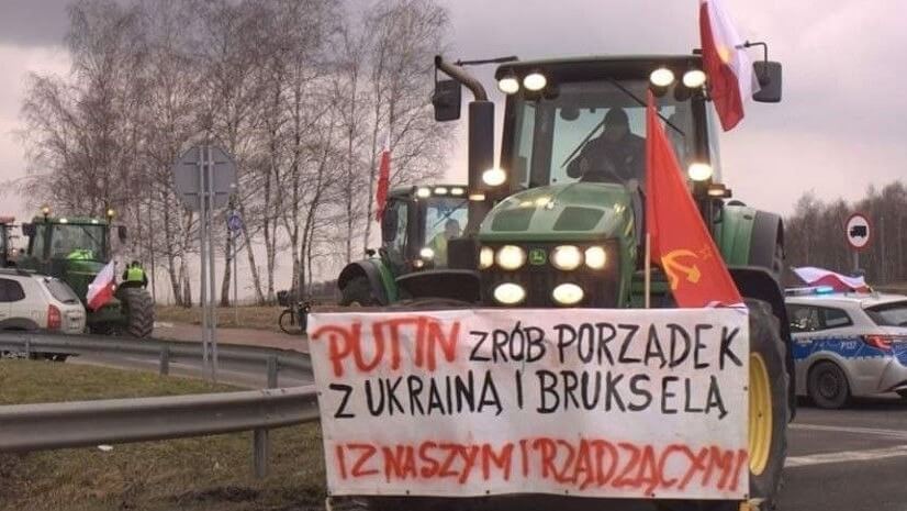 Польский фермер, який виїхав з прапором СРСР, може отримати 2 роки