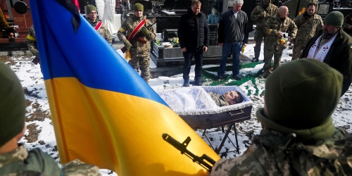У Дніпрі пройшли похорони 25 українських захисників